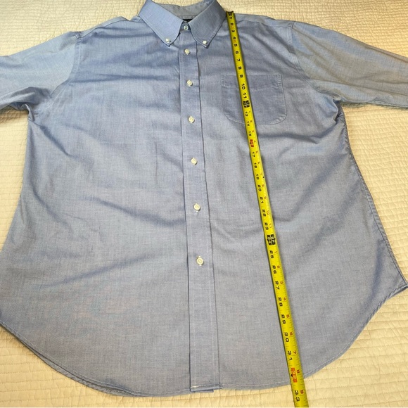 Lauren Ralph Lauren Button Down Shirt Size XL Light Blue Long Sleeve Non Iron - Picture 12 of 14
